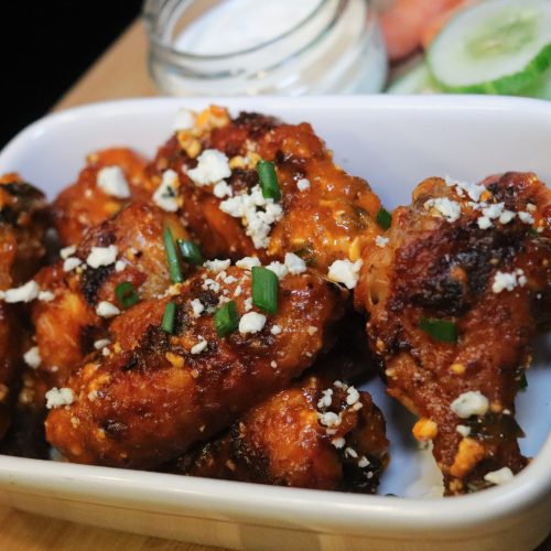 Keto Buffalo Blue Cheese Chicken Wings - TryKetoWith.Me