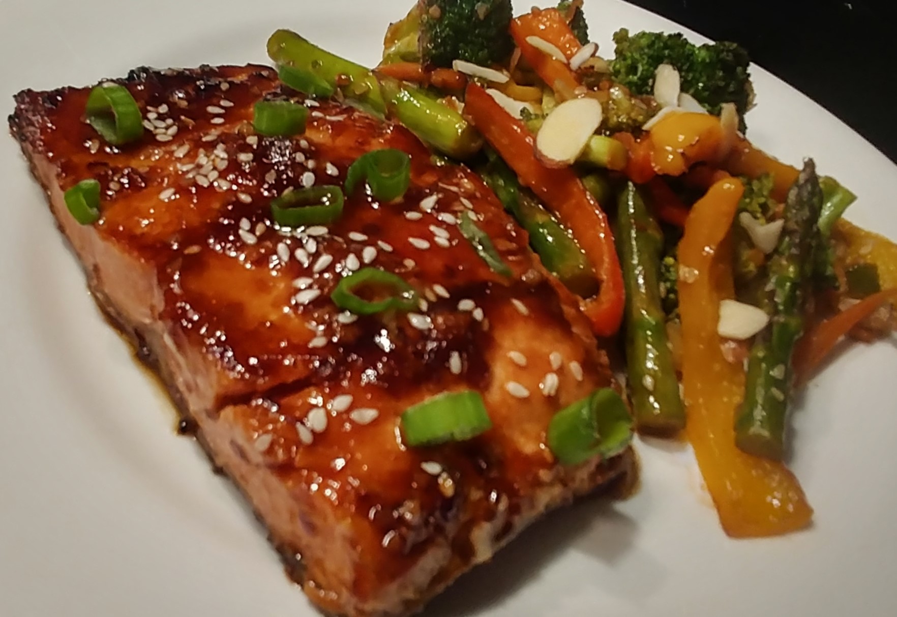 Keto Sesame Ginger Salmon Recipe TryKetoWith.Me